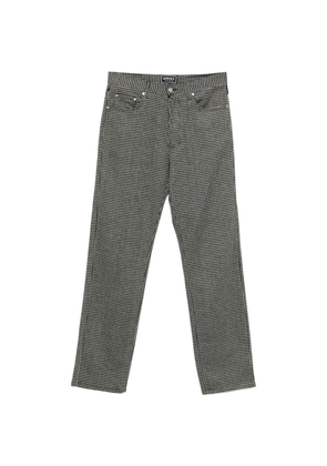 Versace Pre-Owned 1990s checked trousers - Black