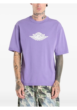Jordan wings-print logo T-shirt - Purple