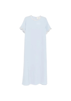 SHATHA ESSA crystal-embellished maxi dress - Blue