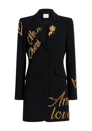 Cinq A Sept Joel embellished mini dress - Black