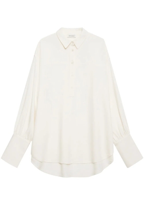 ANINE BING Lake long-sleeve shirt - Neutrals