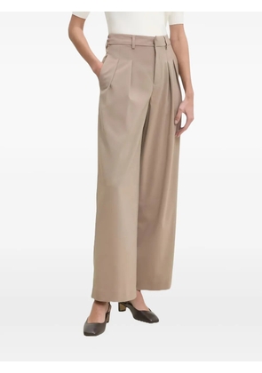 Calvin Klein pleat-detailing trousers - Neutrals