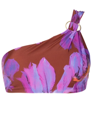 Lenny Niemeyer floral-print bikini top - Purple