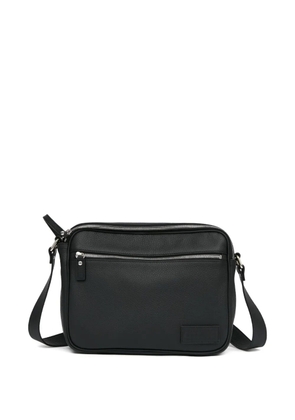 MM6 Maison Margiela textured leather messenger bag - Black