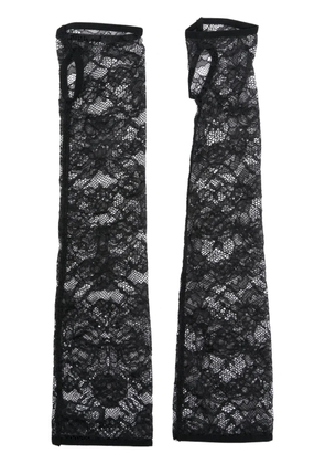 Maison Close Flashback mittens - Black