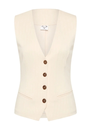 The Upside Orion Jackie V-neck waistcoat - White