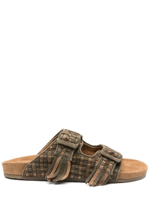 Baziszt Tress sandals - Green