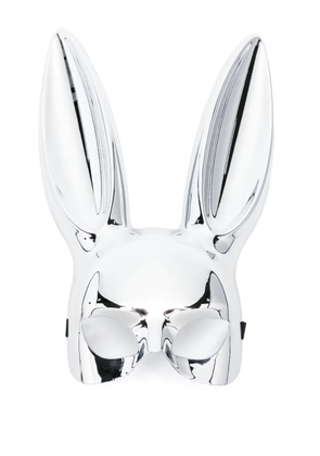 Maison Close mirror bunny mask - Silver