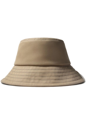 Sunnei logo-tag bucket hat - Neutrals