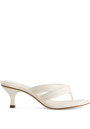 Bernardo Bernardo 1946 strappy heeled mules - White