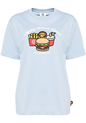 A BATHING APE® graphic-print T-shirt - Blue