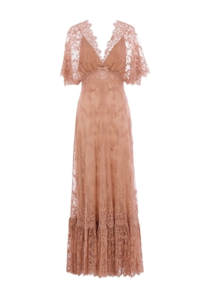 Elie Saab silk maxi dress - Pink