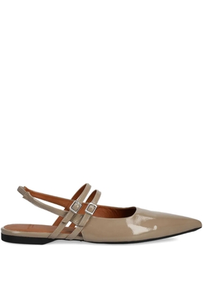 VAGABOND Hermine pointed-toe ballet flats - Brown