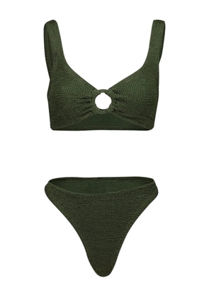 Hunza G Julia ring-detail bikini - Green