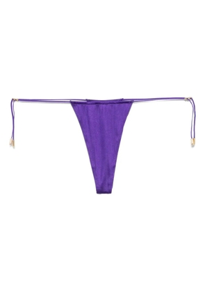 Maison Close Glow mini string bikini bottoms - Purple