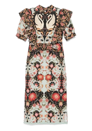 FARM Rio Flowing Beauty midi dress - Blue