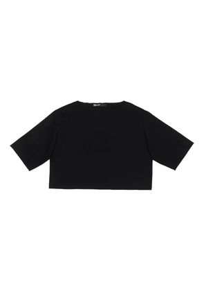 Bimba y Lola boat-neck T-shirt - Black