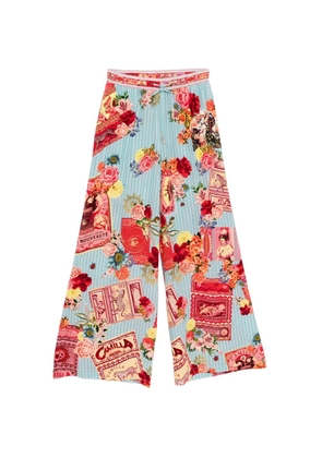 Camilla Paper & Curious Capers trousers - Blue