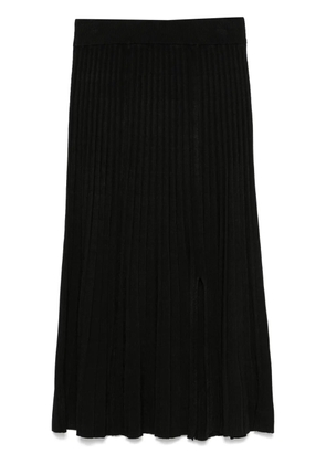 DKNY ribbed maxi skirt - Black