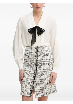 LUISA SPAGNOLI Balda crêpe de chine shirt - Neutrals