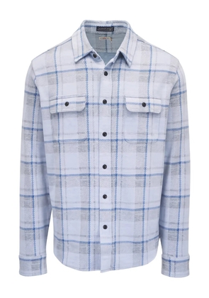 FAHERTY Legend™ check chest-pocket shirt - Grey