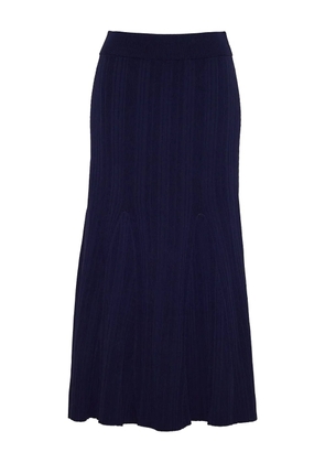 Cara Cara Dara ribbed-knit skirt - Blue