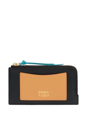 Bimba y Lola zip-fastening leather wallet - Black