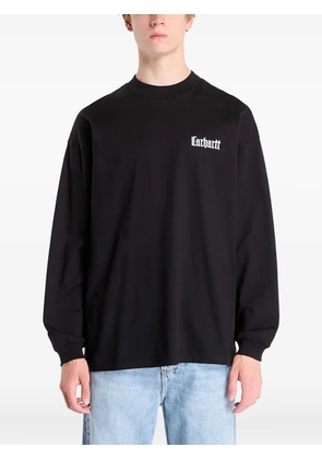 Carhartt WIP Schooling mock-neck T-Shirt - Black