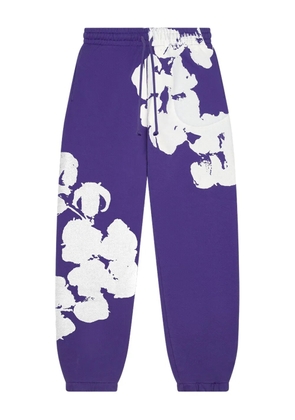 Denim Tears Big Cotton Wreath track pants - Purple