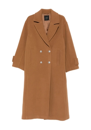 PINKO double-breasted coat - Brown