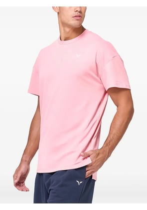 SQUATWOLF side-slit logo T-shirt - Pink