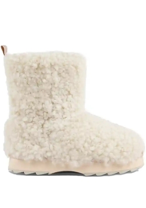 EMU AUSTRALIA Sharky Lo teddy-texture boots - Neutrals
