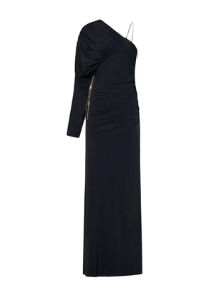 Danamé asymmetrical draped evening dress - Black