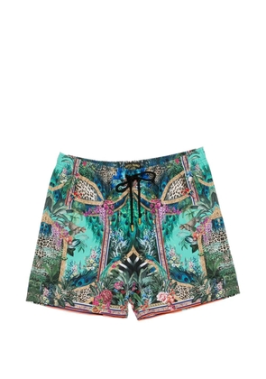 Camilla Animal Alchemy shorts - Green