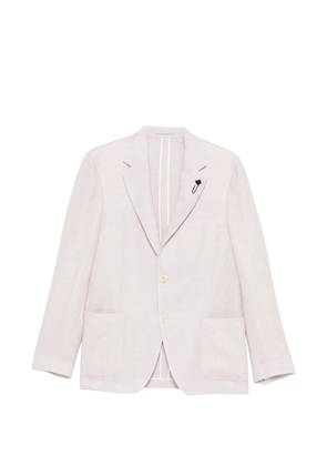 Lardini patch-pocket blazer - Purple