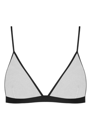 Maison Close Pure Tentation triangle mesh bra - Black