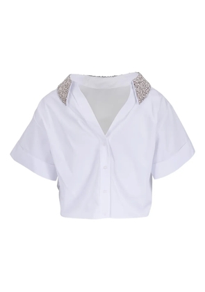 TWP Forever and Always embellished shirt - White