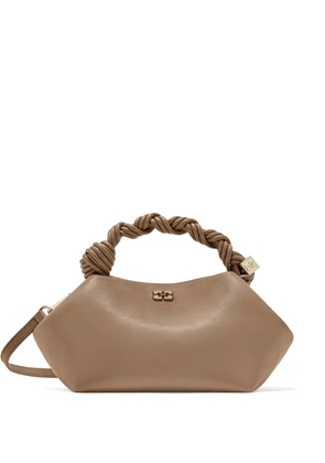 GANNI small Bou tote bag - Brown