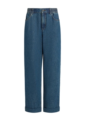 12 STOREEZ 531 elasticated-waistband jeans - Blue