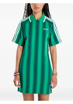 adidas striped mini dress - Green