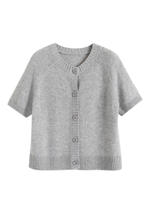 Chinti & Parker button-up short-sleeve cardigan - Grey
