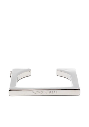 Patrizia Pepe square-shape bangle bracelet - Silver
