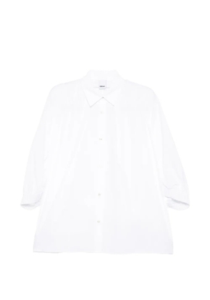 GDeL by gaze de lin shirring-detail shirt - White
