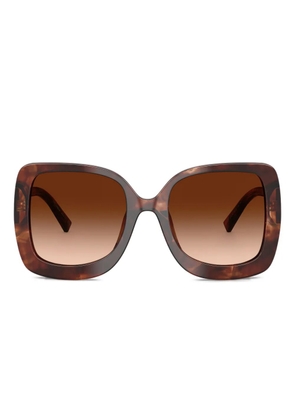 Dolce & Gabbana Eyewear geometric-frame sunglasses - Brown