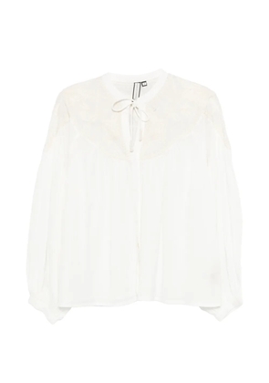 SCARLETT POPPIES Petronella embroidered blouse - White
