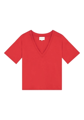 LouLou de Saison Faaa V-neck short-sleeve T-shirt - Red
