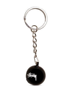 Stüssy 8 Ball keyring - Silver