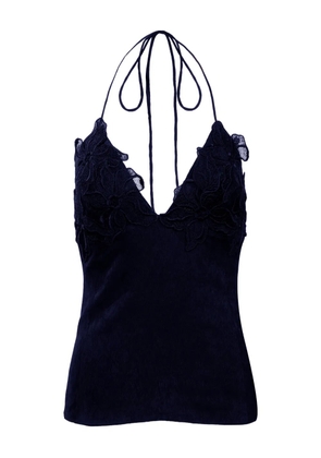 Silvia Tcherassi Diora floral lace top - Black