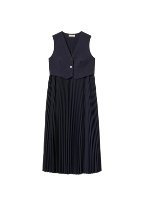 TWINSET pleated midi dress - Blue