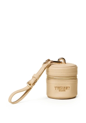 TWINSET zip fastening keyrings - Neutrals